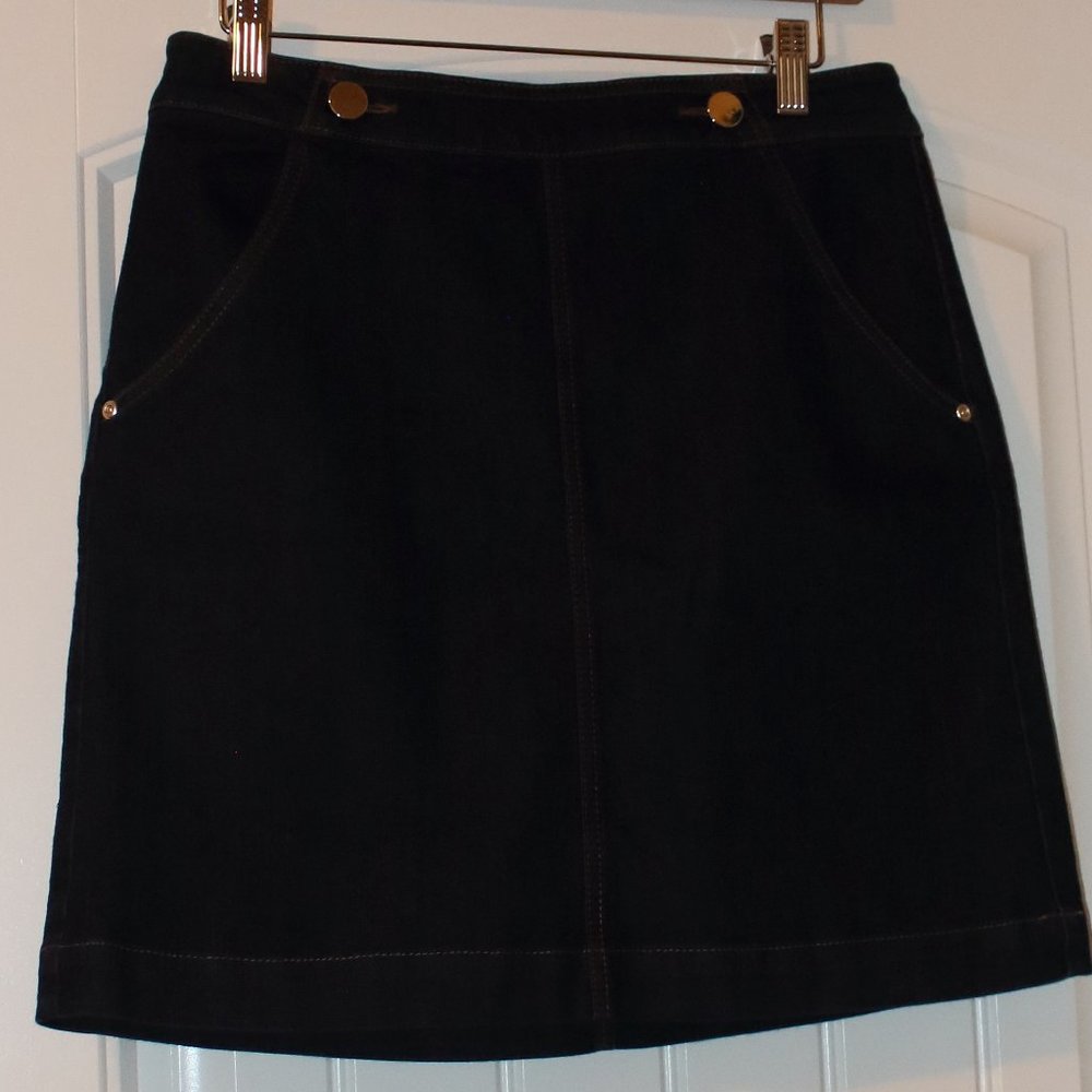 LOFT Denim Pencil Skirt - Sz 6 Blue
